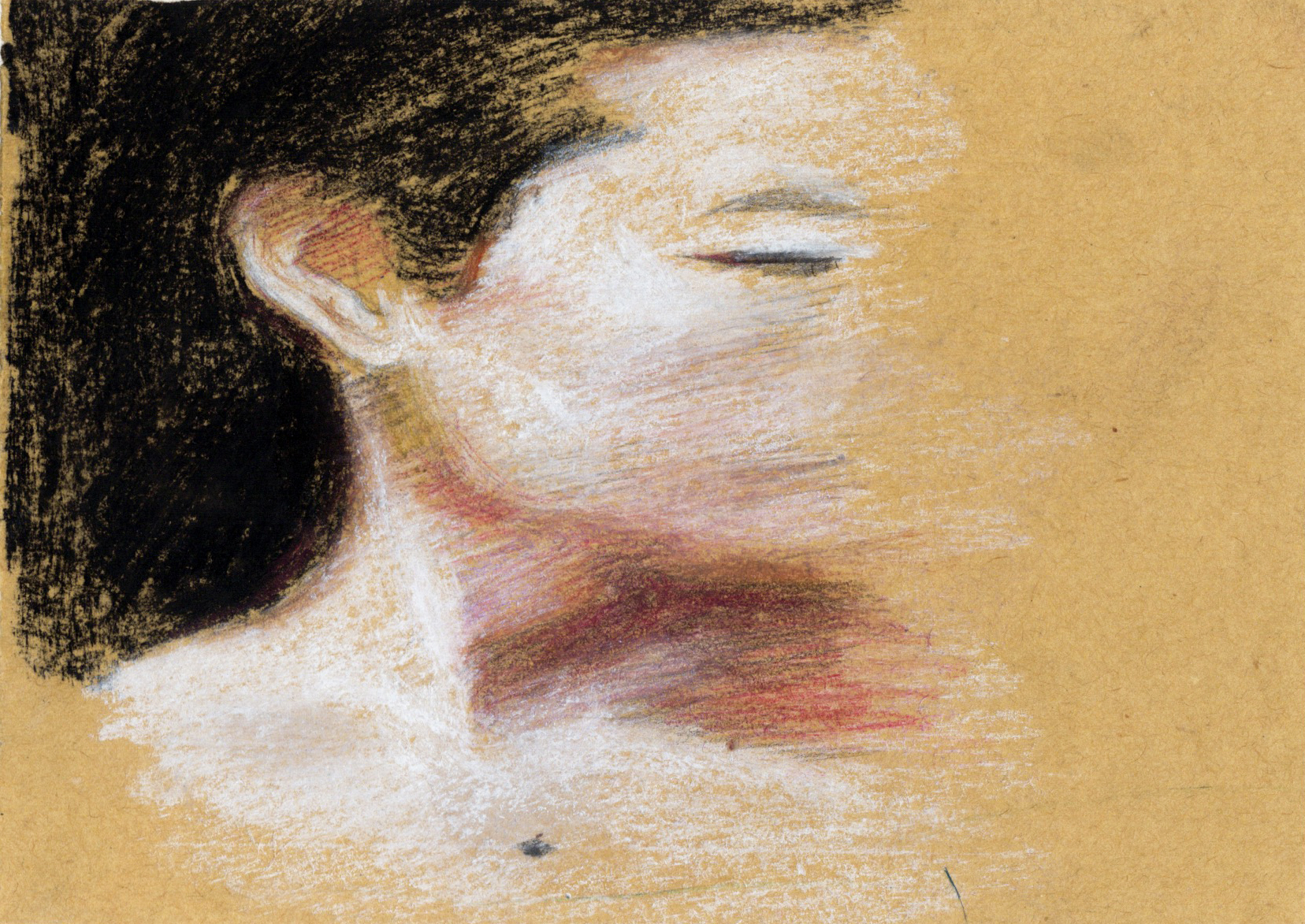 Distorted self portrait